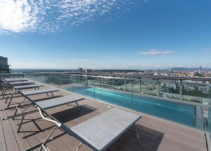 Hoch Hinaus, Neu Und Stilvoll Mit Pool Am Dach Apartment Vienna