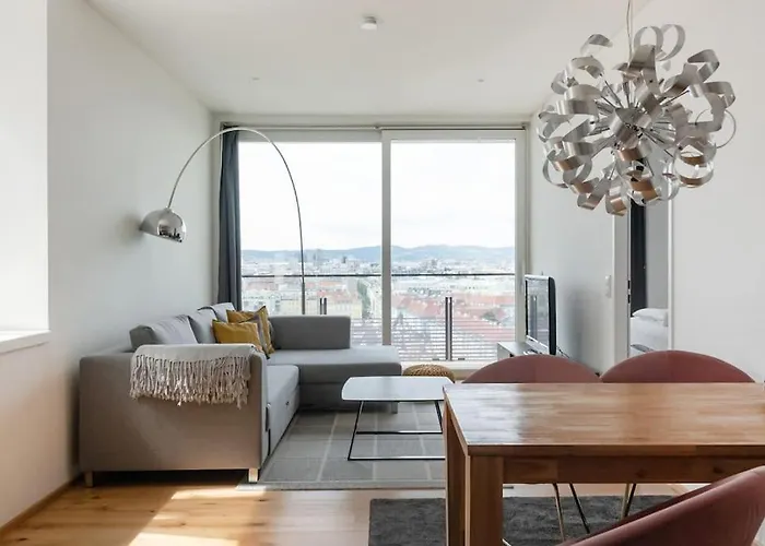 Hoch Hinaus, Neu Und Stilvoll Mit Pool Am Dach Apartment